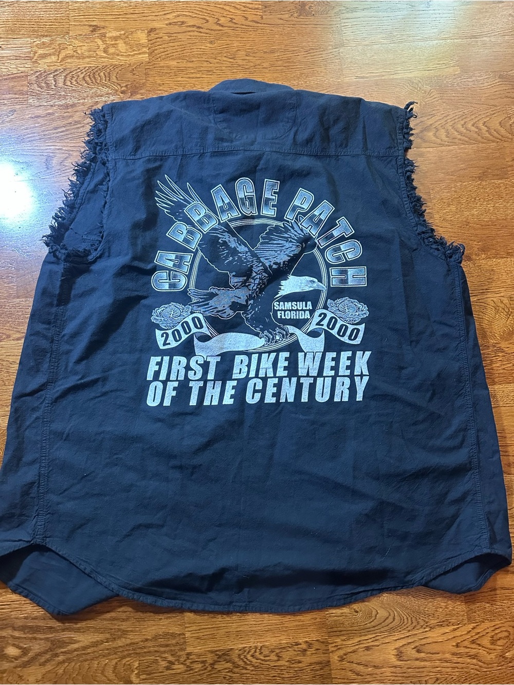 Cabbage Patch Bike Week Sleeveless Shirt - Black